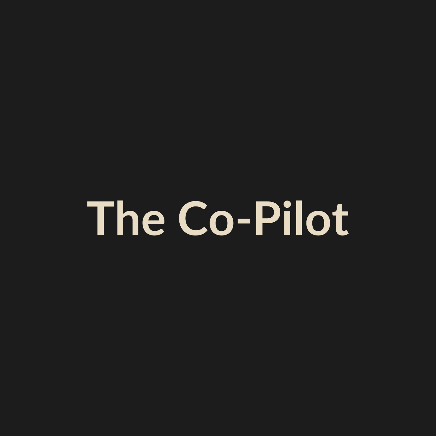 The Co-Pilot — Rover & Rover
