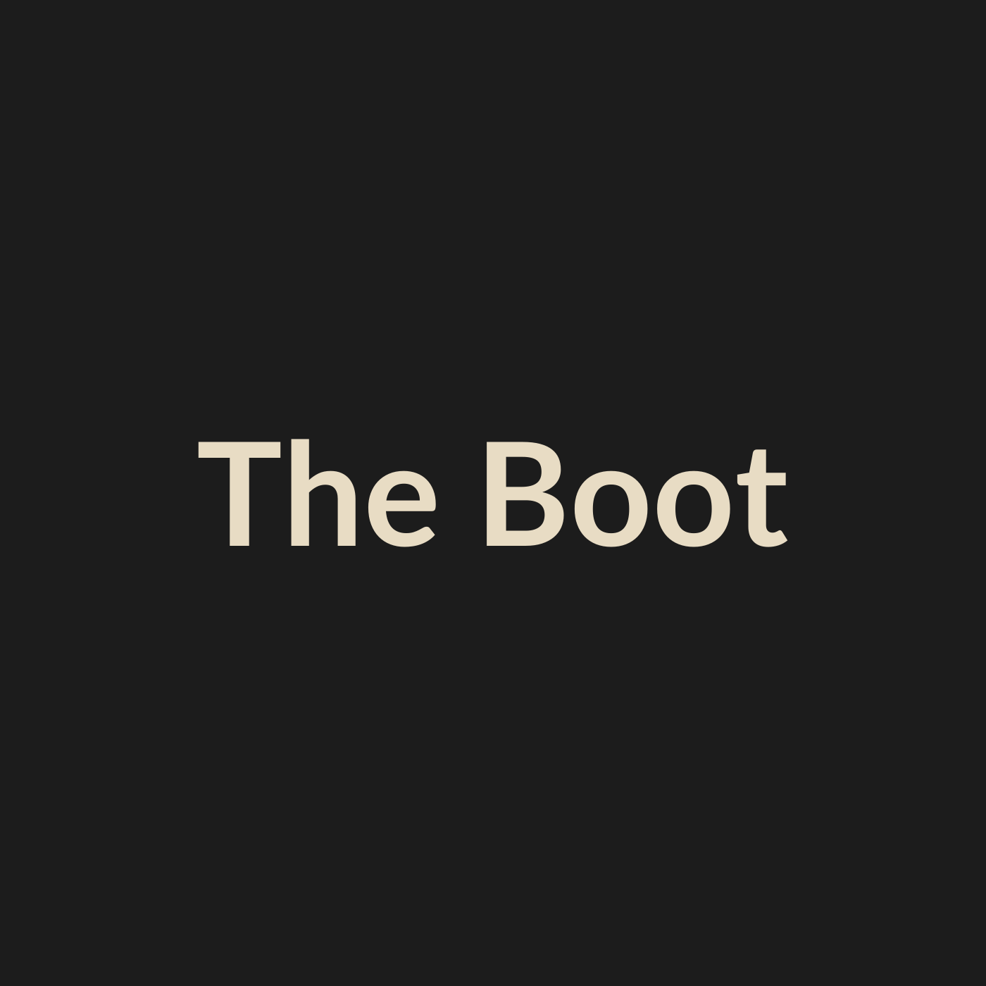 The Boot — Rover & Rover